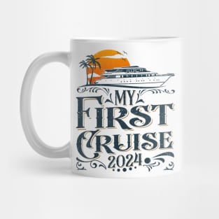 My First Cruise 2024 Family Vacation Cruise Ship Travel Mug